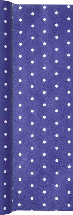 Tischlaeufer mini dots dark blue