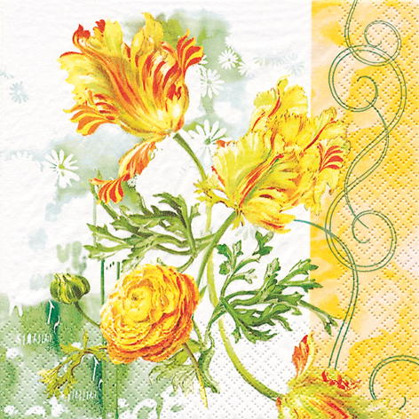 Tissue-Servietten Tulip Art