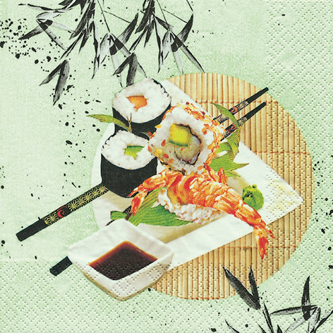 Tissue-Servietten sushi