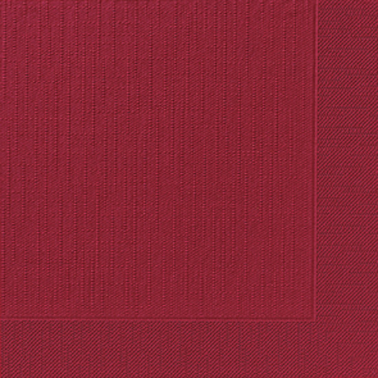 Klassik-Serviette bordeaux, 50 Stck